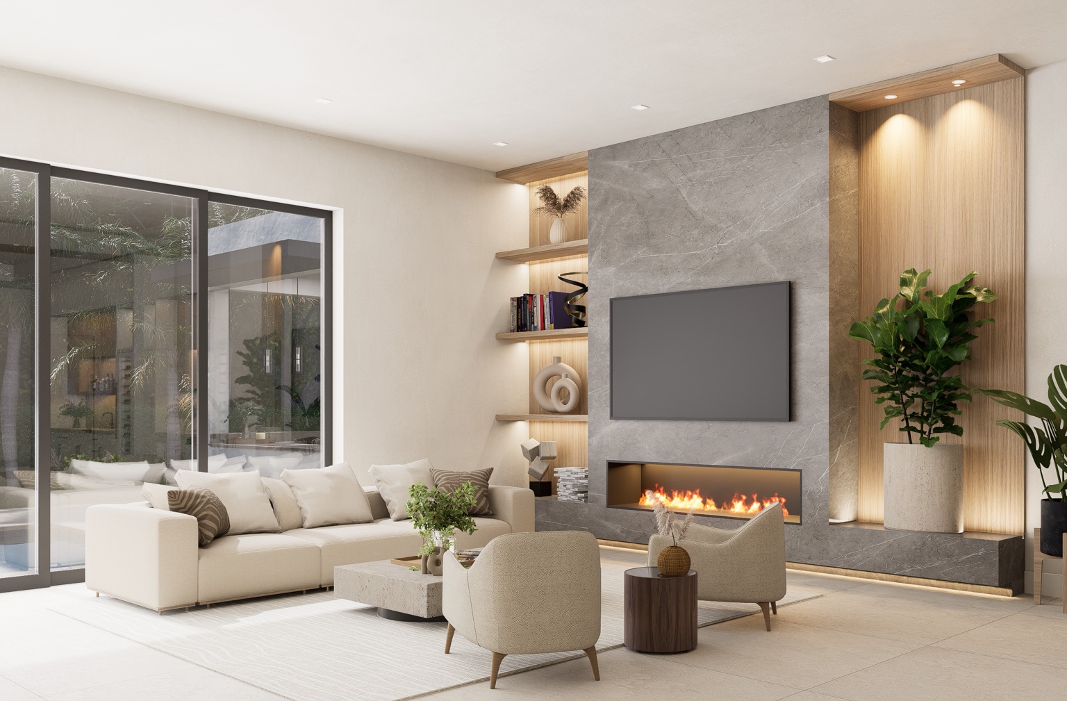 680 Hastings Street Family Room rendering