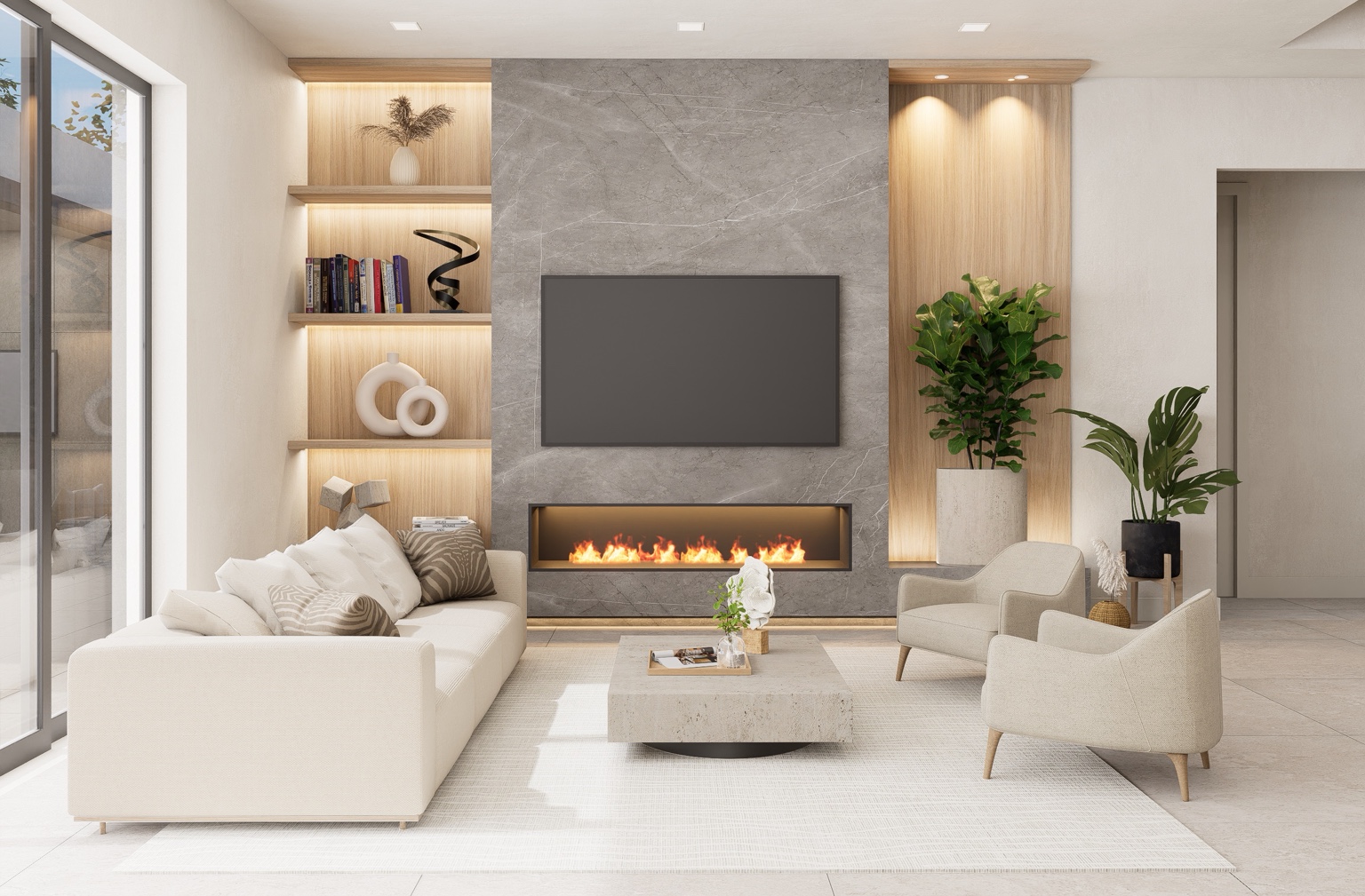 680 Hastings Street Family Room rendering