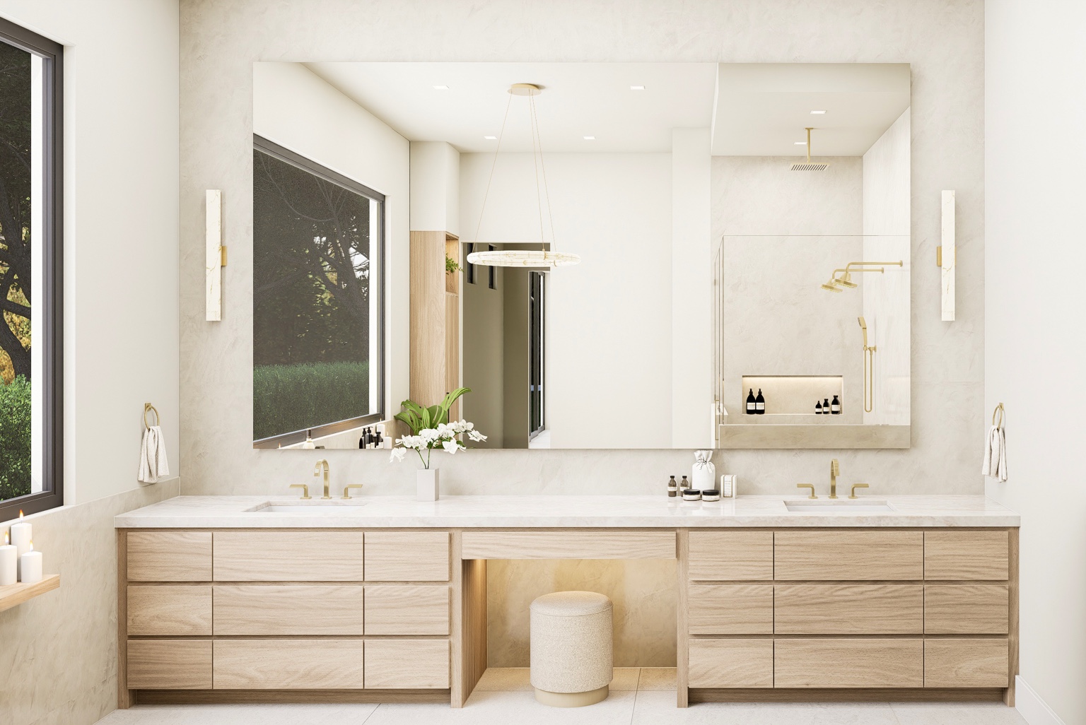 680 Hastings Street Primary Suite Bath rendering