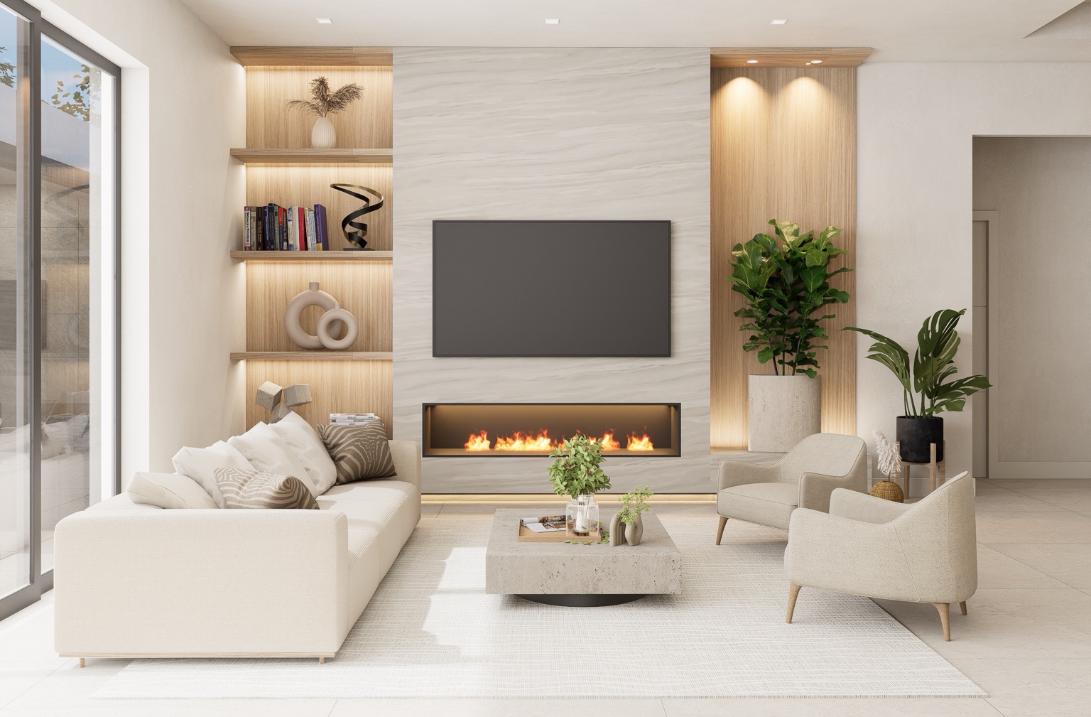 696 Hastings Street Family Room rendering