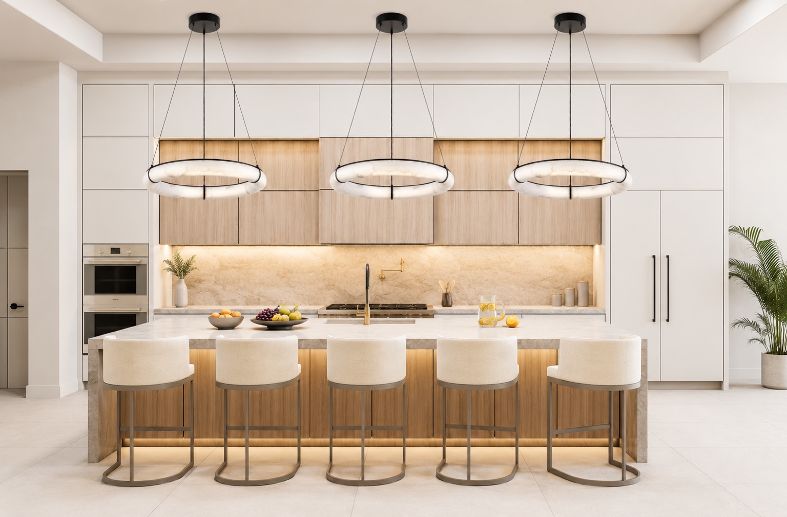 696 Hastings Street Kitchen & Entertaining rendering