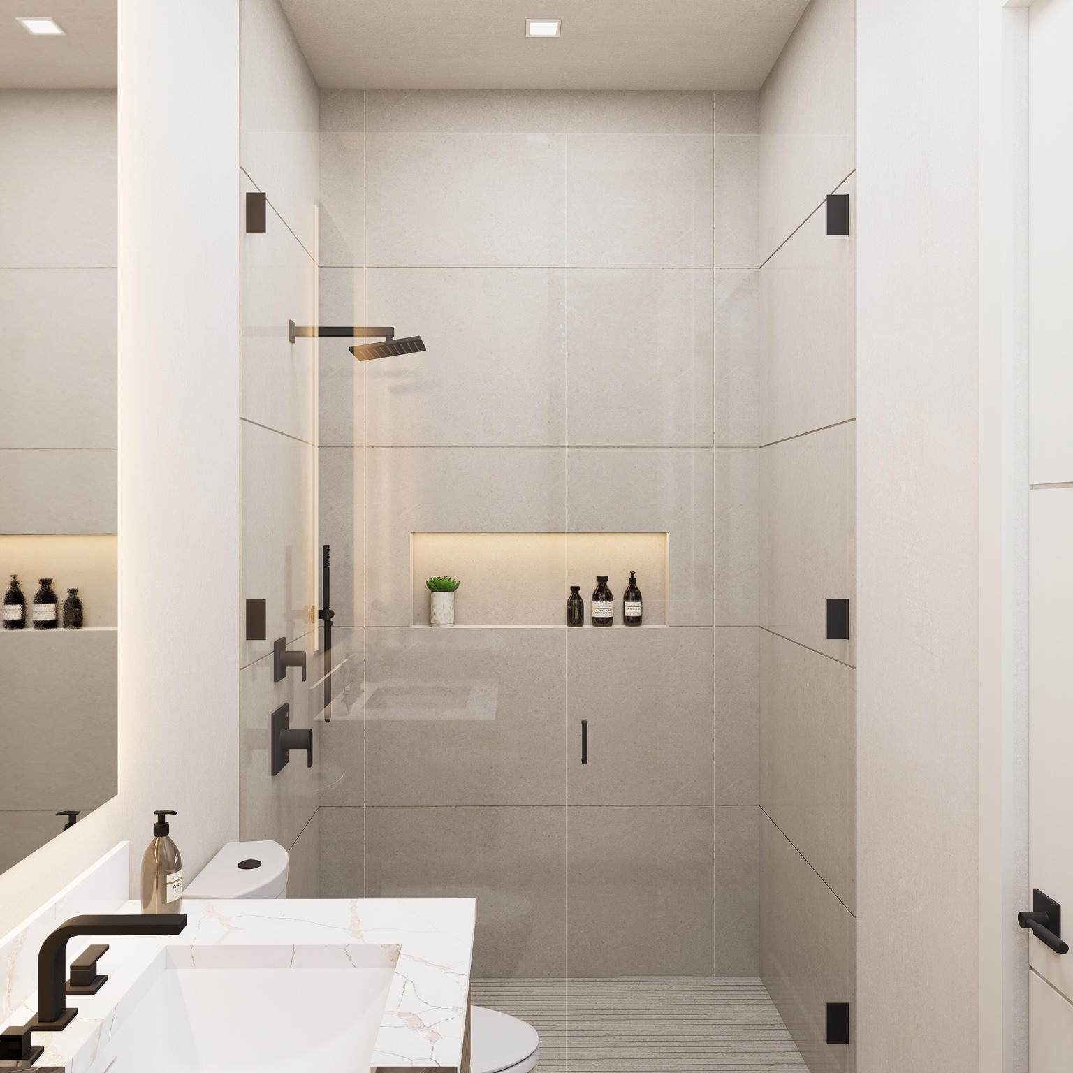 696 Hastings Street Secondary Baths rendering