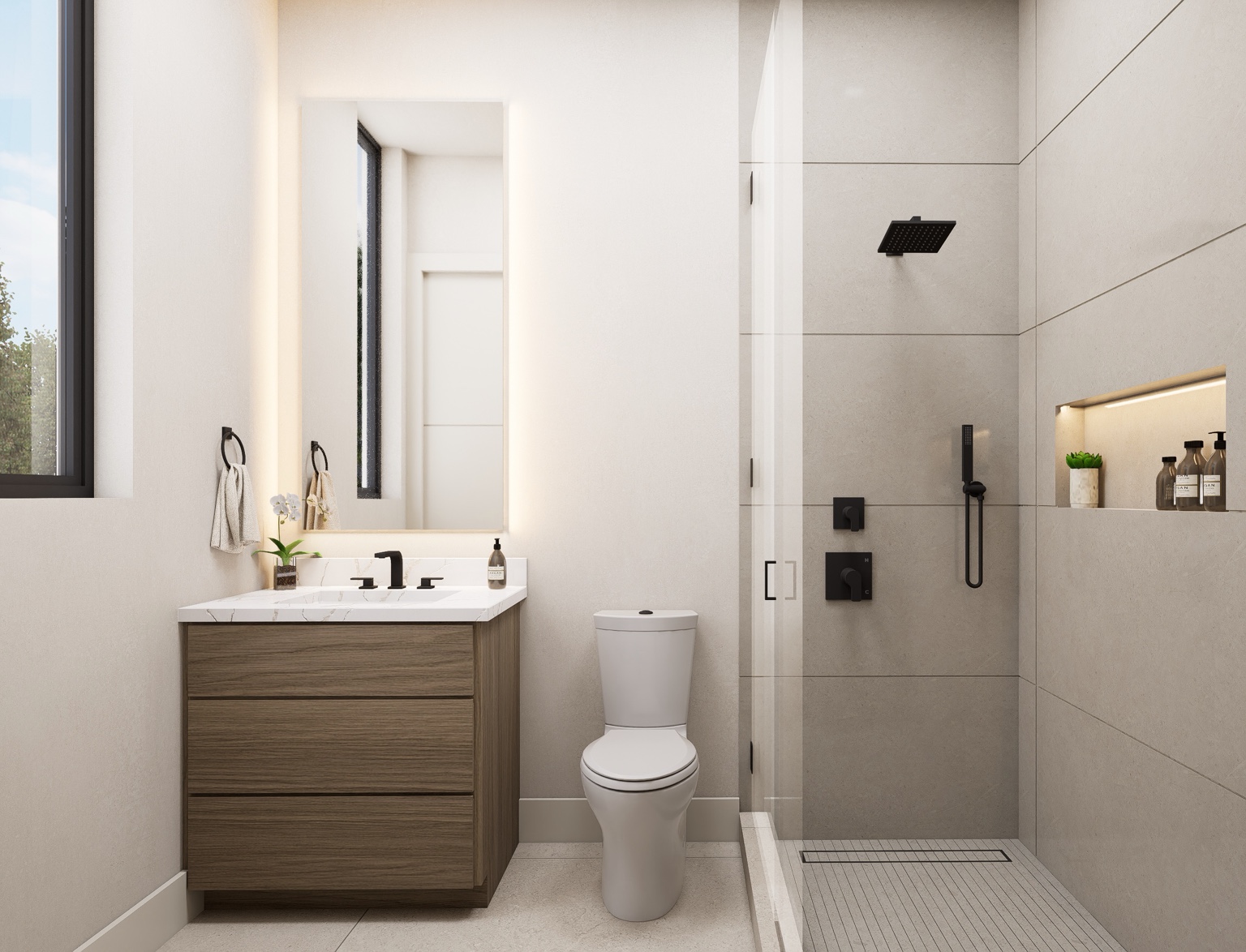 696 Hastings Street Secondary Baths rendering
